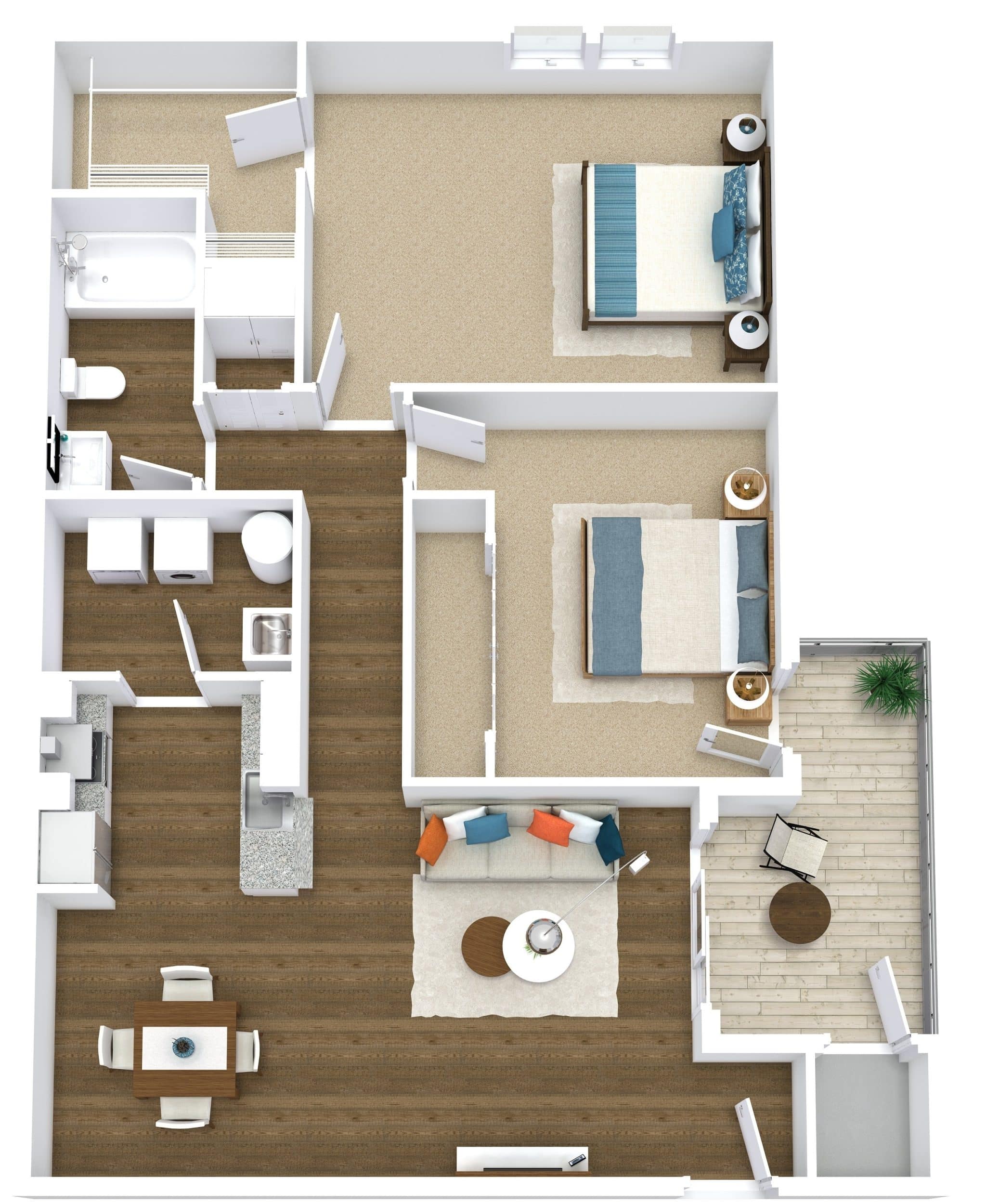 Floor Plans | Peachtree Corners Apartments | The Carson